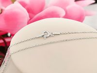 Srebrny łańcuszek 925 silny splot ankier 45cm na prezent chrzest komunia