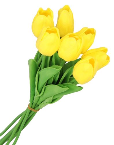 TULIPANY BUKIET TULIPANÓW GUMOWANE GUMOWE SILIKONOWE JAK ŻYWE na Arena.pl