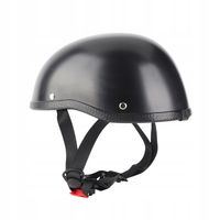 KASK MOTOCYKLOWY OTWARTY ORZESZEK GERMAN CZARNY MATOWY - XL