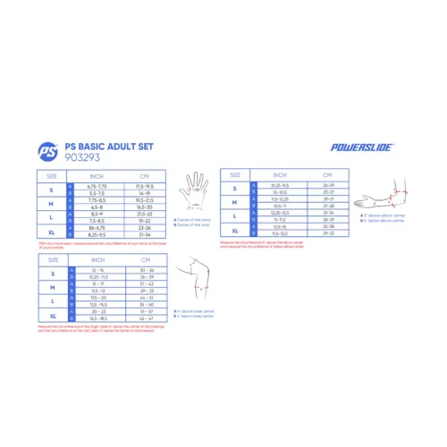Zestaw Ochraniaczy Powerslide Basic Adult Set L na Arena.pl