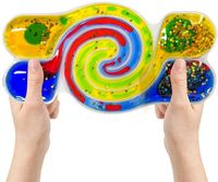 SENSORYCZNY GNIOTEK TUNEL Z CIECZĄ SQUISHY TULLO KOLOROWY