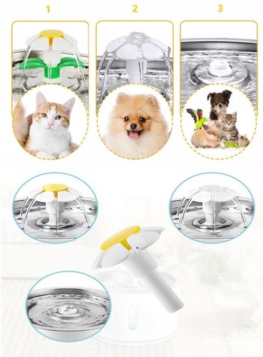 FONTANNA POIDEŁKO AUTOMATYCZNE DLA KOTA PSA CICHA + FILTR na Arena.pl