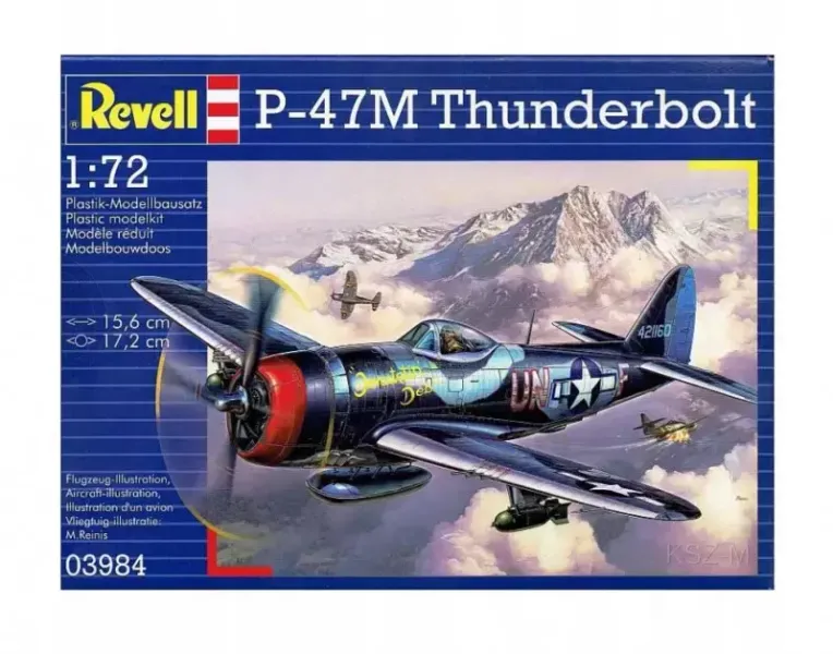 Model do sklejania P-47 Thunderbolt zdjęcie 1
