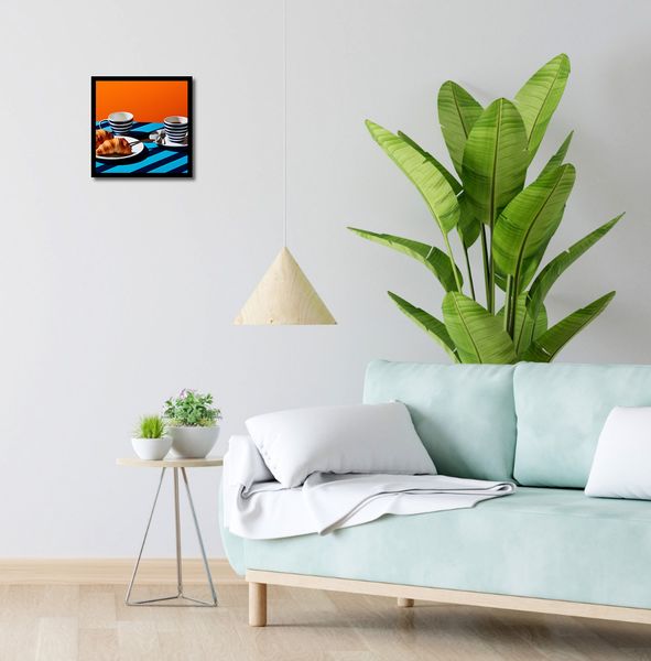 Plakat 30x30cm Croissanty zdjęcie 4
