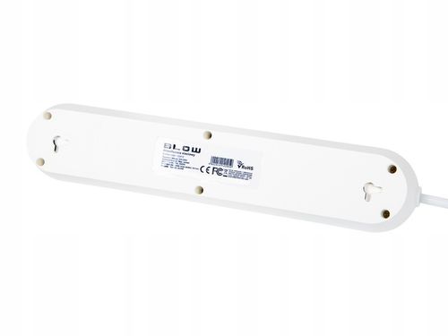 PRZEDŁUŻACZ LISTWA ZASILAJĄCA WŁĄCZNIK 3x USB 5 GNIAZD 5m BIAŁY ŁADOWARKA na Arena.pl