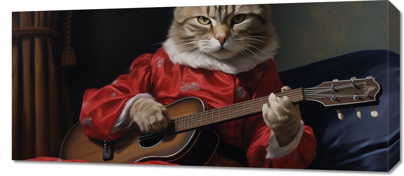Obraz 90x40cm Melodia Kociej Łapy zdjęcie 1