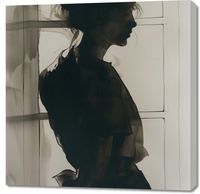 Obraz 90x90cm Półcień Zarysu
