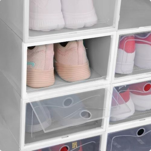 Pudełka na buty organizer szafka stojak pojemnik na obuwie x10 szt z na Arena.pl