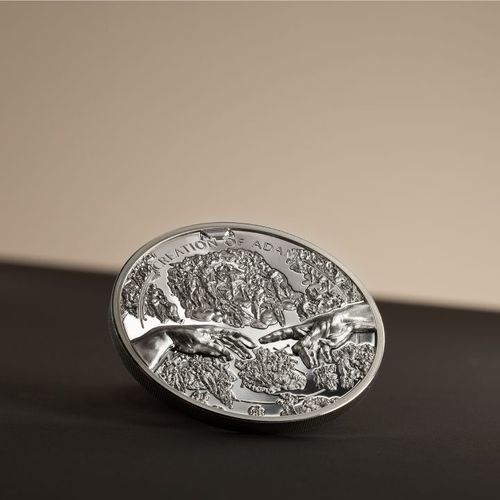 Cook Islands: X-Ray - Creation of Adam kolorowany 1 uncja Srebra 2023 Proof Ultra High Relief na Arena.pl