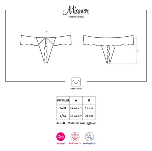 stringi otwarte miamor 2xl/3xl obsessive na Arena.pl