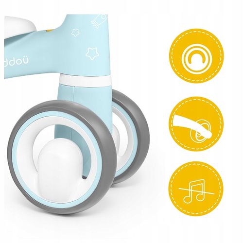 Jeździk Skiddoü Berit Pink Biały, Niebieski na Arena.pl