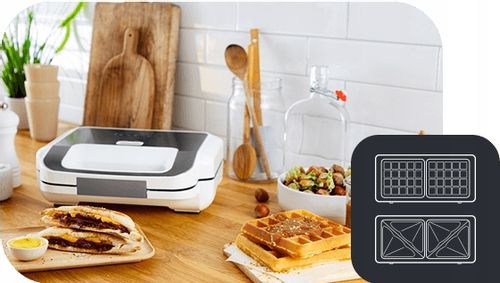 Opiekacz do kanapek tostów TEFAL Snack XL SW7011 Gofrownica Toster na Arena.pl