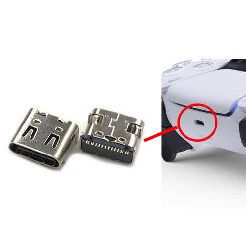 Sony Playstation PS5 Gniazdo USB-C 16P zdjęcie 2