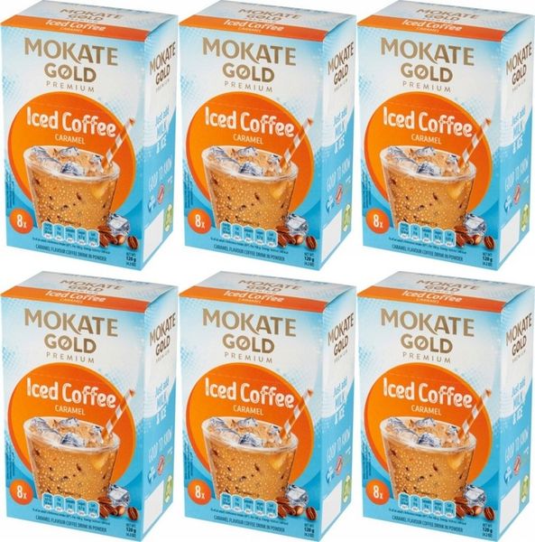 Napój Kawowy Kawa Mrożona Premium Iced Coffe Karmelowa 8 szt. Mokate x6 zdjęcie 1