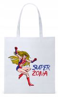 Dla Dziewczyny Żony Torba Eco Biała Shopper Z Nadrukiem Ze Zdjęciem