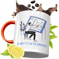 Kubek Pomarańczowy Dla Architekta Prezent Z Nadrukiem Ze Zdjęciem