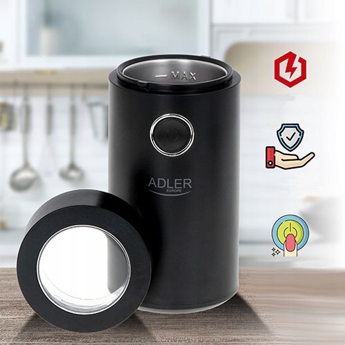 ELEKTRYCZNY MŁYNEK DO KAWY ZIÓŁ ORZECHÓW SIEMIENIA LNIANEGO PIEPRZU na Arena.pl