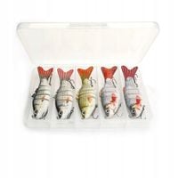 Wobler Przynęta WĘDKARSKA SZCZUPAK SANDACZ Łamana Zestaw 5szt PUDEŁKO