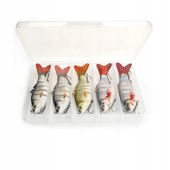 Wobler Przynęta WĘDKARSKA SZCZUPAK SANDACZ Łamana Zestaw 5szt PUDEŁKO