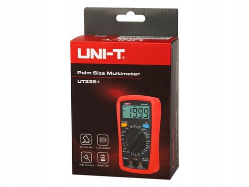 MULTIMETR MIERNIK PRĄDU CYFROWY TESTER NAPIĘCIA BATERII LCD UT33B+ na Arena.pl
