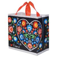 torba na zakupy 24l 35x20x35 folklor 1szt czarna