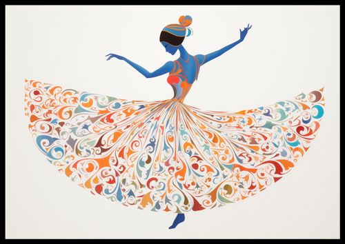 Plakat 66,5x46,5cm Wirująca Balerina na Arena.pl