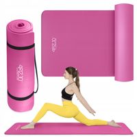 MATA DO ĆWICZEŃ JOGI GIMNASTYCZNA KARIMATA GRUBA NBR ANTYPOŚLIZGOWA 1CM