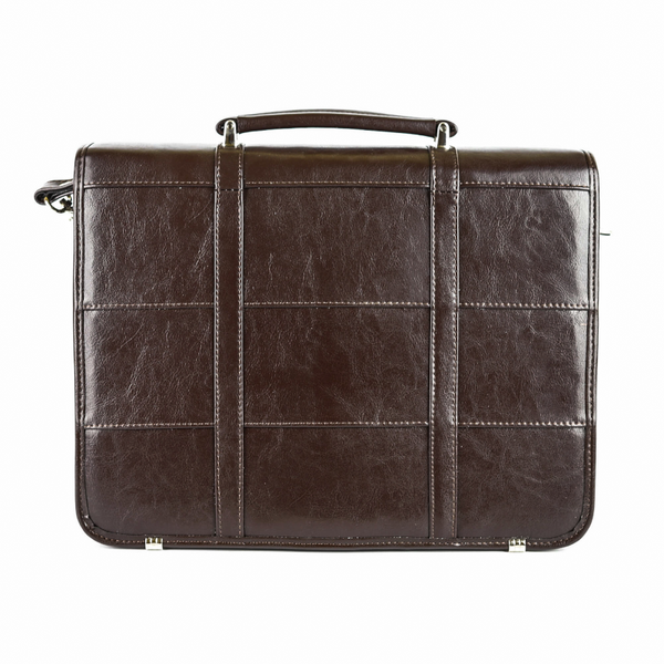 514 Teczka męska pasy - brąz KEMER zdjęcie 3