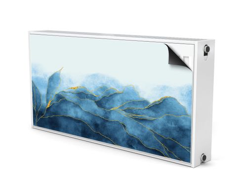 Mata MAGNETYCZNA Grzejnika Abstrakcyjne Liście Line-art 80cm x 60cm na Arena.pl