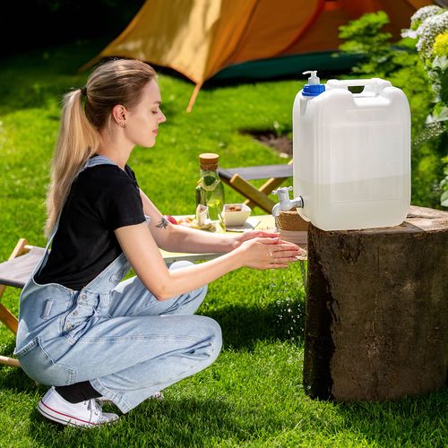 KADAX Kanister Na Wodę Umywalka Pojemnik Dozownik mydło Płyny 20L Z Kranem na Arena.pl