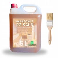 OLEJ IMPREGNAT DO SAUN impregnacja drewna GRATIS PĘDZEL 2L