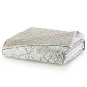 Narzuta z mikrofibry pikowana ALHAMBRA 170x210 beżowa DecoKing