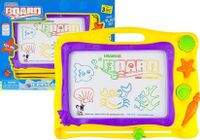 Tablica Znikopis Morski + 3 Pieczątki Kolorowe Tło