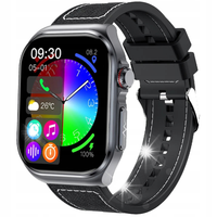 SMARTWATCH ZEGAREK SMART WATCH SMARTBAND WODOODPORNY SPORTOWY TĘTNO AMOLED