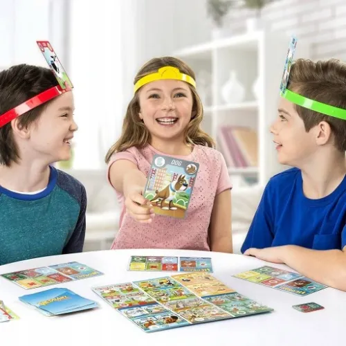 HEDBANZ JUNIOR KIM JESTEM GRA RODZINNA CZÓŁKO na Arena.pl