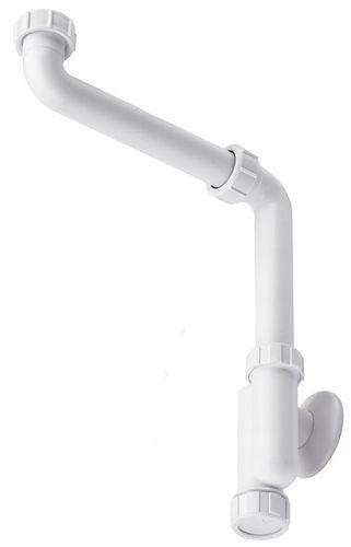 SYFON UMYWALKOWY ODPŁYW PRZYŚCIENNY OSZCZĘDZAJĄCY MIEJSCE SOLIDNY MCALPINE na Arena.pl