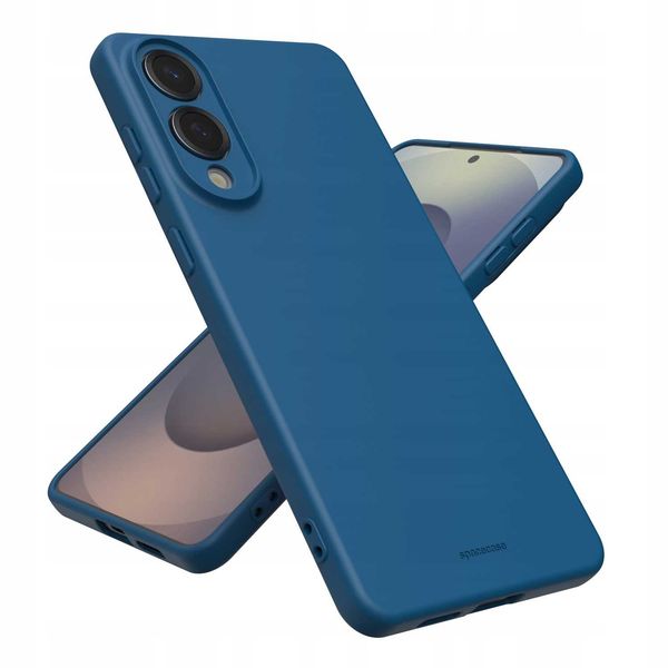 Spacecase Silicone Case 3.0 Galaxy S25 Edge Blue zdjęcie 4