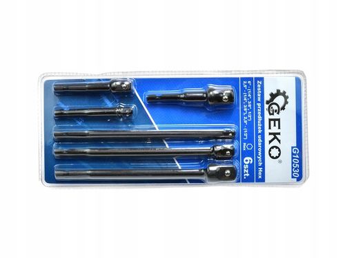 PRZEDŁUŻKI UDAROWE ZESTAW HEX 1/4, 1/2, 3/8 na Arena.pl