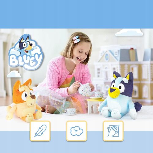 2-PAK PLUSZOWA PRZYTULANKA MIĘKKA ZABAWKA BLUEY DLA CHŁOPCÓW I DZIEWCZYNEK na Arena.pl