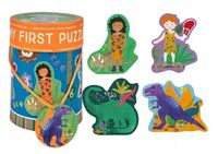 Puzzle Dinozaury 4w1 UKŁADANKA DINO Dla Chłopców 4 Latka PUZLE Układanki