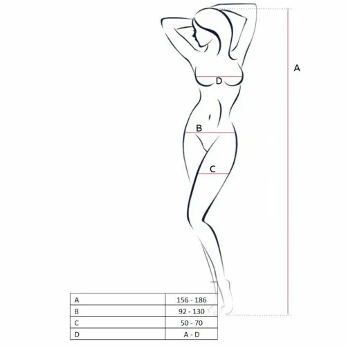 passion bs049 czerwone bodystocking koronkowe jeden rozmiar na Arena.pl