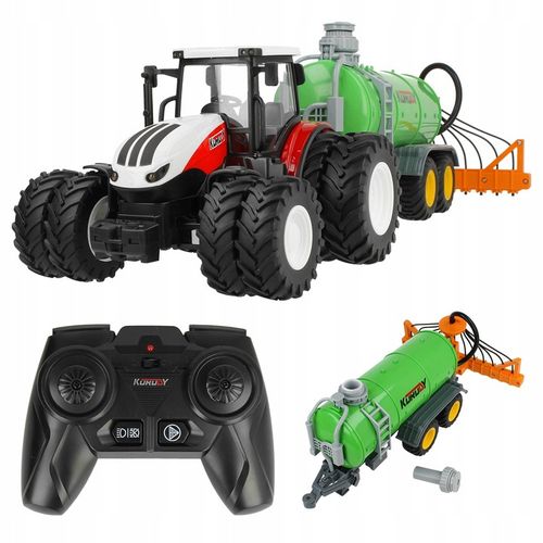 ZDALNIE STEROWANY TRAKTOR XXL CIĄGNIK ROLNICZY PILOT R/C CYSTERNA NA WODĘ na Arena.pl