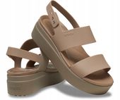 Crocs Wygodne Damskie Buty Sandały Brooklyn Low Wedge 206453 Sandal 36-37