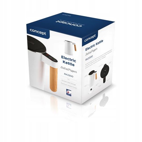 Czajnik elektryczny double wall 1,5 l biały RK3300 na Arena.pl