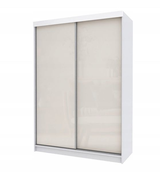 Szafa Przesuwna PARIS 150 Połysk beżowa zdjęcie 1