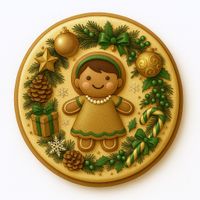 CIASTKO LUKROWANE MAMIK FAMILY MAMCIA ROZ.M KOŁO RĘCZNIE ROBIONE