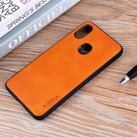 Etui AIORIA Vintage LEATHER do Xiaomi Mi 8 pomarańczowy
