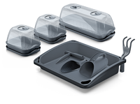 Zestaw mini szklarni - Respana Table Top Seed Starter Set - antracyt