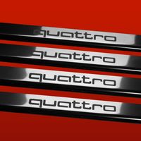 Listwa progowa AUDI A6 C5 QUATTRO Stal nierdzewna 304 połysk 4szt