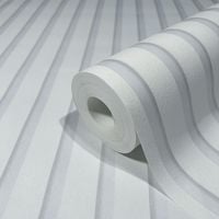 Tapeta Białe Lamele Paski efekt 3d Winylowa na flizelinie